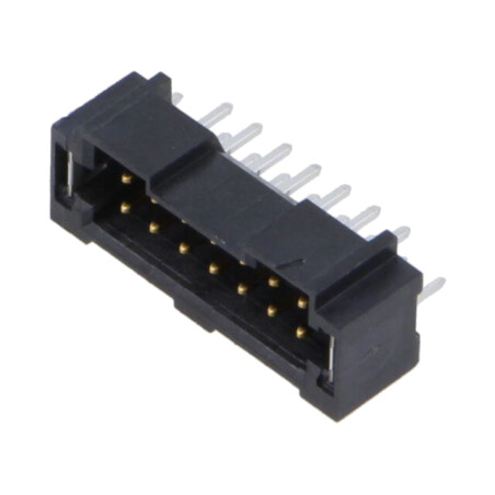 Conector: PCB-PCB; soclu; tată; PIN: 14; T2M; drept; 2,6A; THT; 2mm