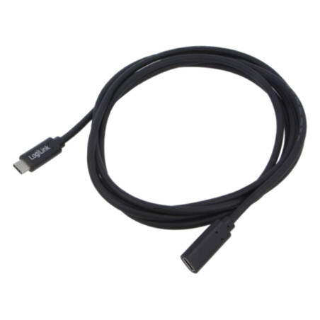 Cablu; High Speed,USB 2.0; USB C soclu,USB C mufă; 2m; negru; PVC