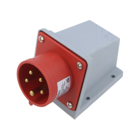 Conector: alimentare AC; soclu; tată; 16A; 400V; IEC 60309; IP44