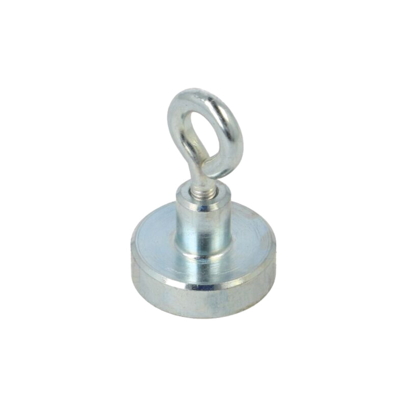 Magnet: fix; ferită (metal greu); 18N; 16mm; cu ochi