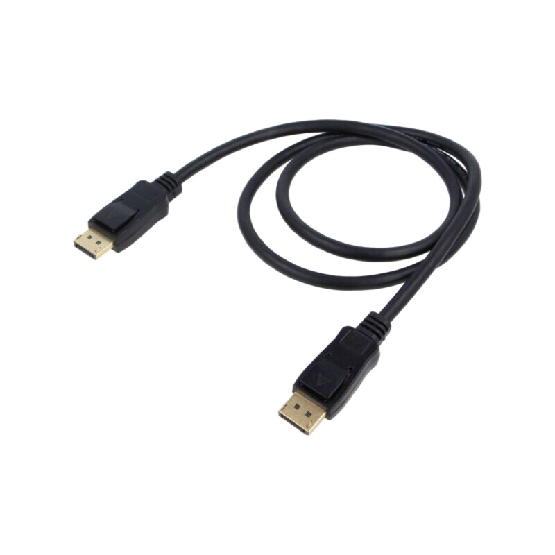 Cablu; DisplayPort mufă,din ambele părţi; PVC; Lung: 1m; negru Cablu; DisplayPort mufă,din ambele părţi; PVC; Lung: 1m; negru