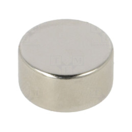 Magnet: fix; neodim; 54N; Ø: 16mm; H: 8mm