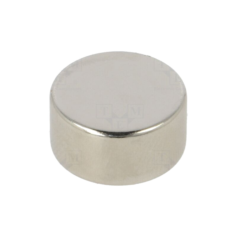 Magnet: fix; neodim; 54N; Ø: 16mm; H: 8mm