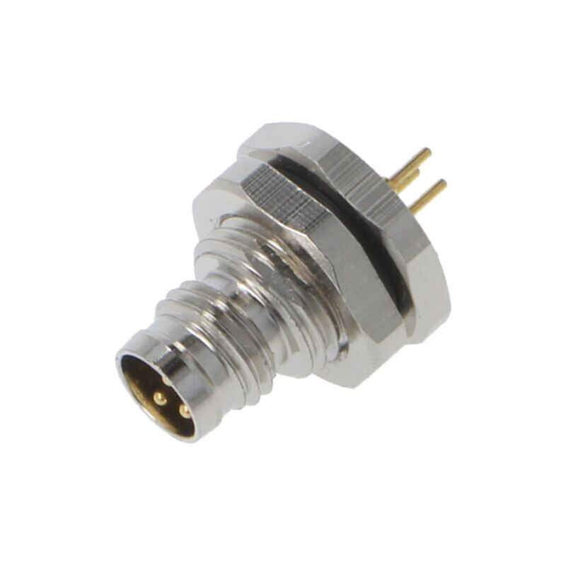 Conector: M8; soclu; tată; 48V; 4A; PIN: 3; IP67; THT