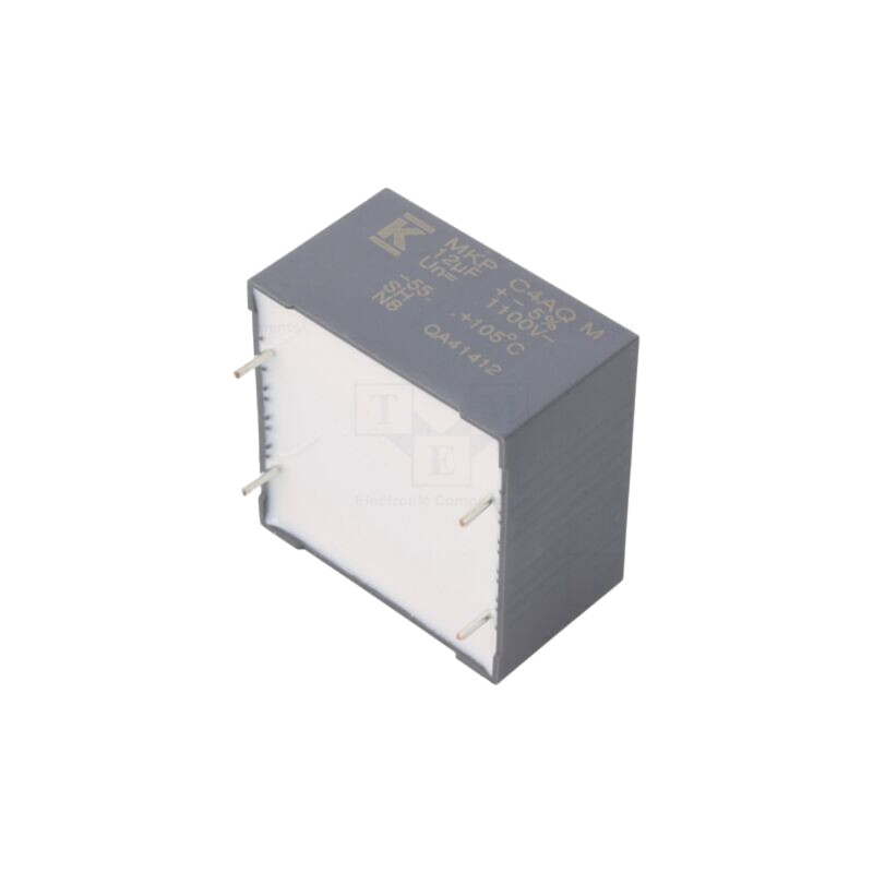 Condensator: cu polipropilenă; DC-Link; 12uF; THT; ESR: 5,7mΩ; C4AQ Condensator: cu polipropilenă; DC-Link; 12uF; THT; ESR: 5,7mΩ; C4AQ