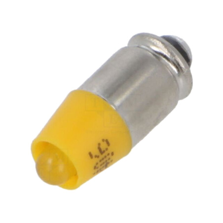 Lampă LED; galbenă; 6VDC; Nr.diode: 1