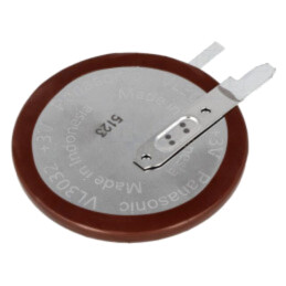 Acumul: Li; VL3032; 3V; 100mAh; 2pin,pt.PCB; Ø30x3,9mm; -20÷60°C