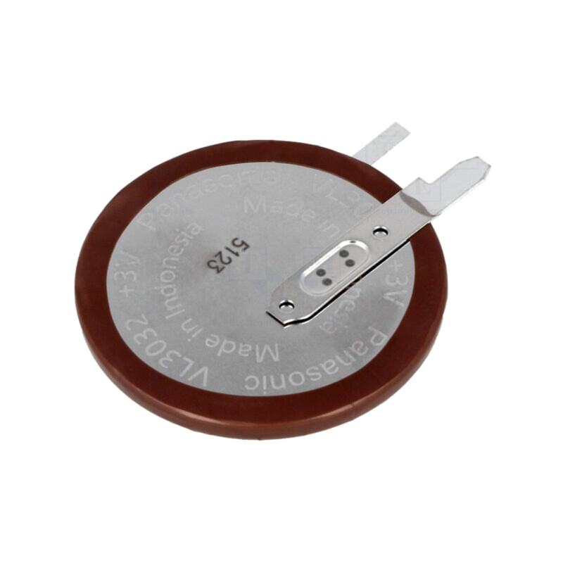 Acumul: Li; VL3032; 3V; 100mAh; 2pin,pt.PCB; Ø30x3,9mm; -20÷60°C Acumul: Li; VL3032; 3V; 100mAh; 2pin,pt.PCB; Ø30x3,9mm; -20÷60°C