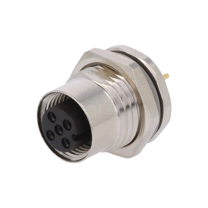Conector: M12; soclu; PIN: 3; mamă; 250V; drept; IP67; THT; 4A Conector: M12; soclu; PIN: 3; mamă; 250V; drept; IP67; THT; 4A