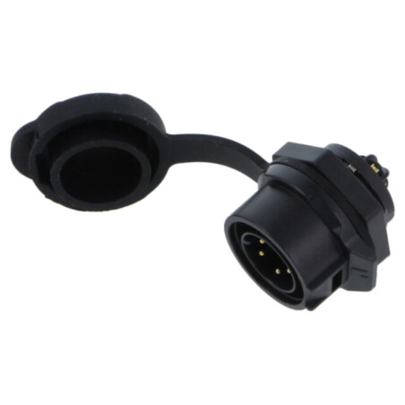 Conector: circular; soclu; tată; 02; 5A; 250V; PIN: 5; IP67; drept