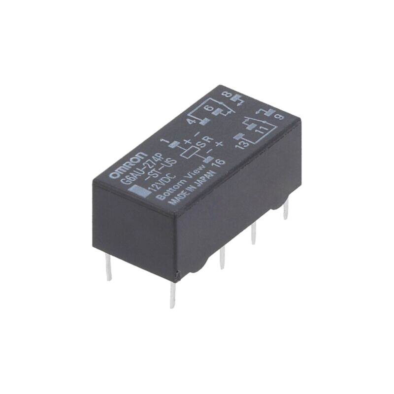 Releu: electromagnetic; DPDT; Ubobină: 12VDC; Icontacte max: 2A Releu: electromagnetic; DPDT; Ubobină: 12VDC; Icontacte max: 2A
