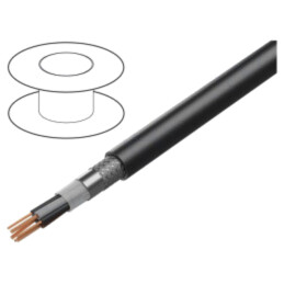 Cablu; BiTservo UV 3plus 2XSLCHK-J; 3G0,5mm2,3x2,5mm2; litat; Cu