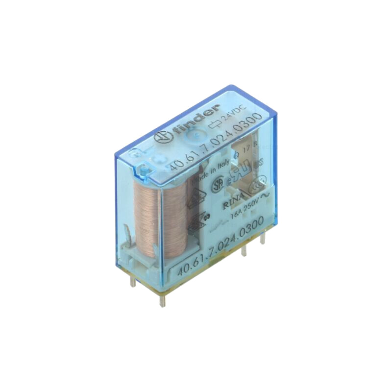 Releu: electromagnetic; SPST-NO; Ubobină: 24VDC; 16A; 40.61; 1,15kΩ