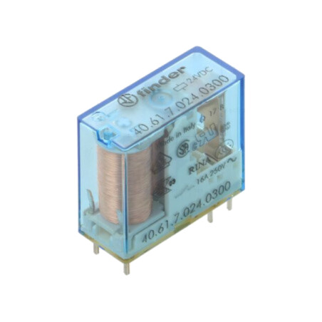 Releu: electromagnetic; SPST-NO; Ubobină: 24VDC; 16A; 40.61; 1,15kΩ