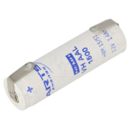 Acumul: Ni-MH; AA; 1,2V; 1500mAh; urechi pentru lipire; Ø14x49,2mm