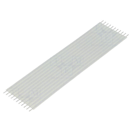 Conector: cablu jumper flexibil; P.cablu-bandă: 2,54mm; drepte
