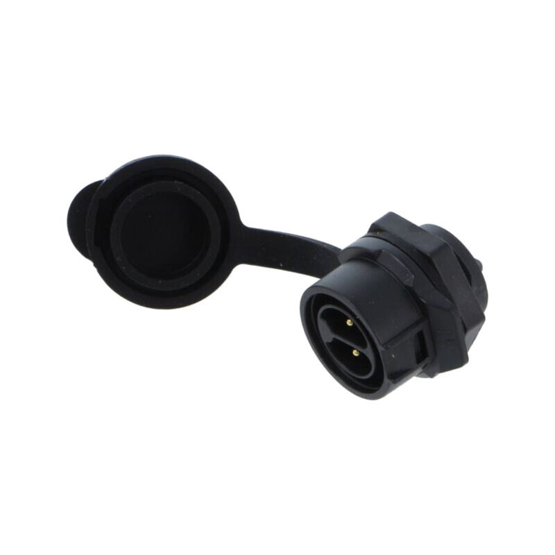 Conector: circular; soclu; tată; 02; 10A; 400V; PIN: 2; IP67; drept