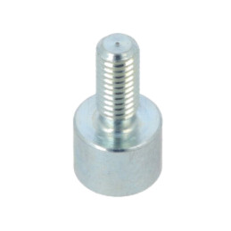 Magnet: fix; neodim; 5N; Ø: 6mm; H: 4,5mm; oţel; Lungime tijă: 7mm