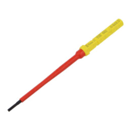 Tijă înlocuibilă; izolată; plată; 2,5x0,4mm; Lung.tot: 157mm