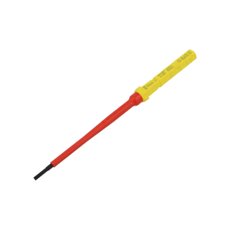 Tijă înlocuibilă; izolată; plată; 2,5x0,4mm; Lung.tot: 157mm