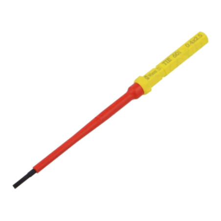 Tijă înlocuibilă; izolată; plată; 2,5x0,4mm; Lung.tot: 157mm