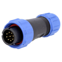 Conector: circular; mufă; tată; PIN: 9; IP68; SP13; 4÷6,5mm; 3A; 125V