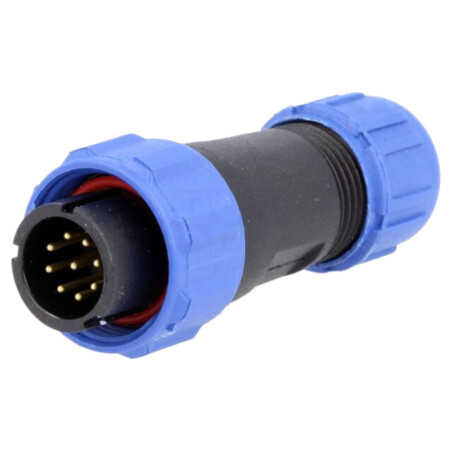 Conector: circular; mufă; tată; PIN: 9; IP68; SP13; 4÷6,5mm; 3A; 125V