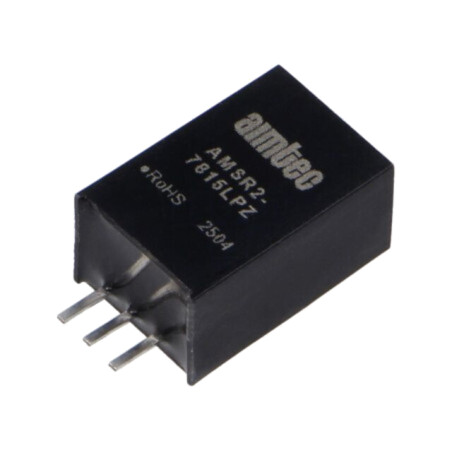 Convertor: DC/DC; 15W; Uintr: 18÷36VDC; Uieş: 15VDC; Iieş: 2A; SIP3