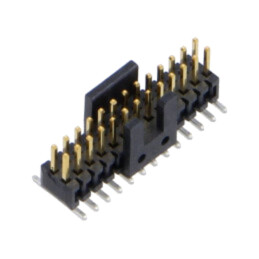 Conector: şiruri pini; soclu; tată; PIN: 26; verticală; SMT; 1,27mm