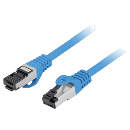 Patch cord; RJ45 mufă,din ambele părţi; S/FTP; Cat 8.1; litat; Cu