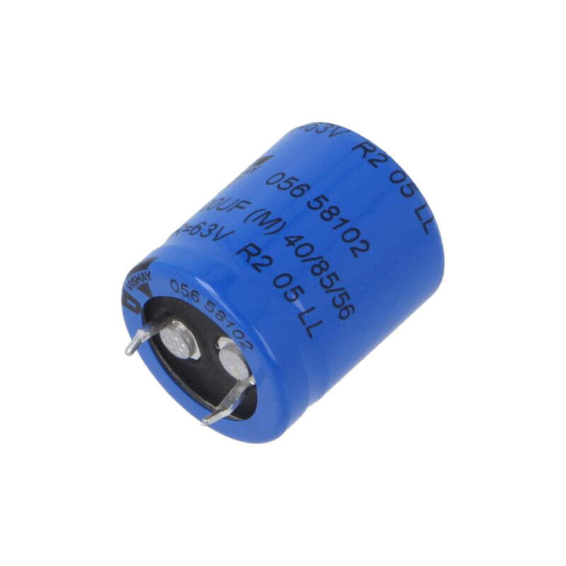 Condensator: electrolitic; SNAP-IN; 1000uF; 63VDC; Ø22x25mm; ±20%