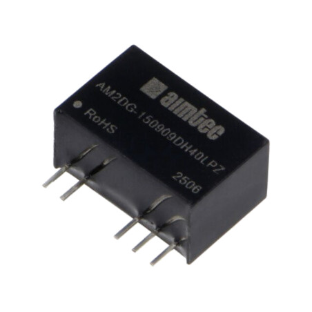 Convertor: DC/DC; 2,25W; Uintr: 14,5÷15,5VDC; Uieş: 9VDC; Iieş: 55mA