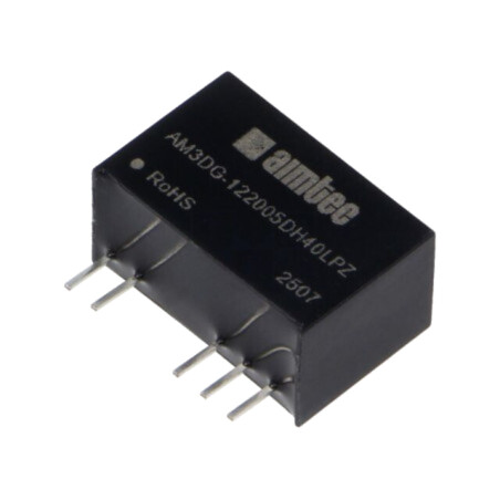 Convertor: DC/DC; 2,25W; Uintr: 10,8÷13,2VDC; Uieş: 20VDC; SIP7; THT