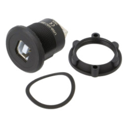 Adaptor; USB A soclu,USB B soclu; USB 2.0; Filet: M22; 1÷10mm