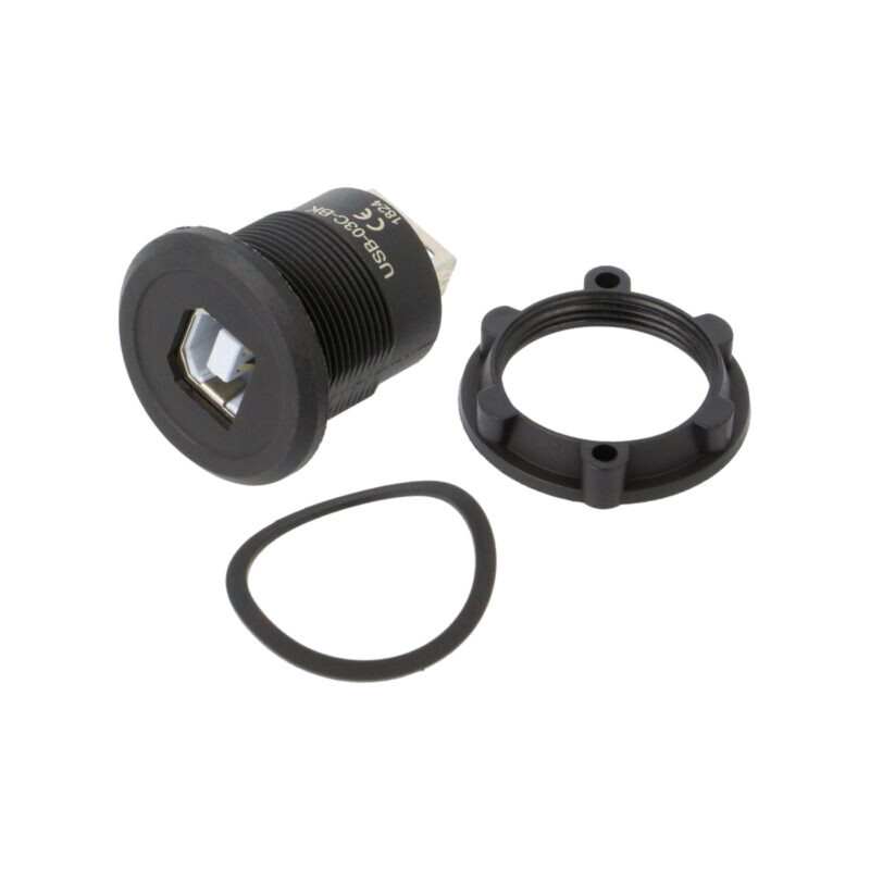 Adaptor; USB A soclu,USB B soclu; USB 2.0; Filet: M22; 1÷10mm