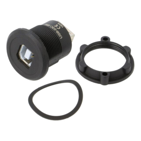 Adaptor; USB A soclu,USB B soclu; USB 2.0; Filet: M22; 1÷10mm