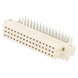 Conector: DIN 41612; soclu; mamă; PIN: 48; în unghi 90°; THT; 2,54mm