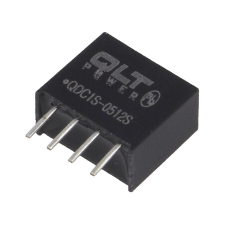 Convertor: DC/DC; 1W; Uintr: 4,5÷5,5VDC; Uieş: 12VDC; SIL4; 100kHz