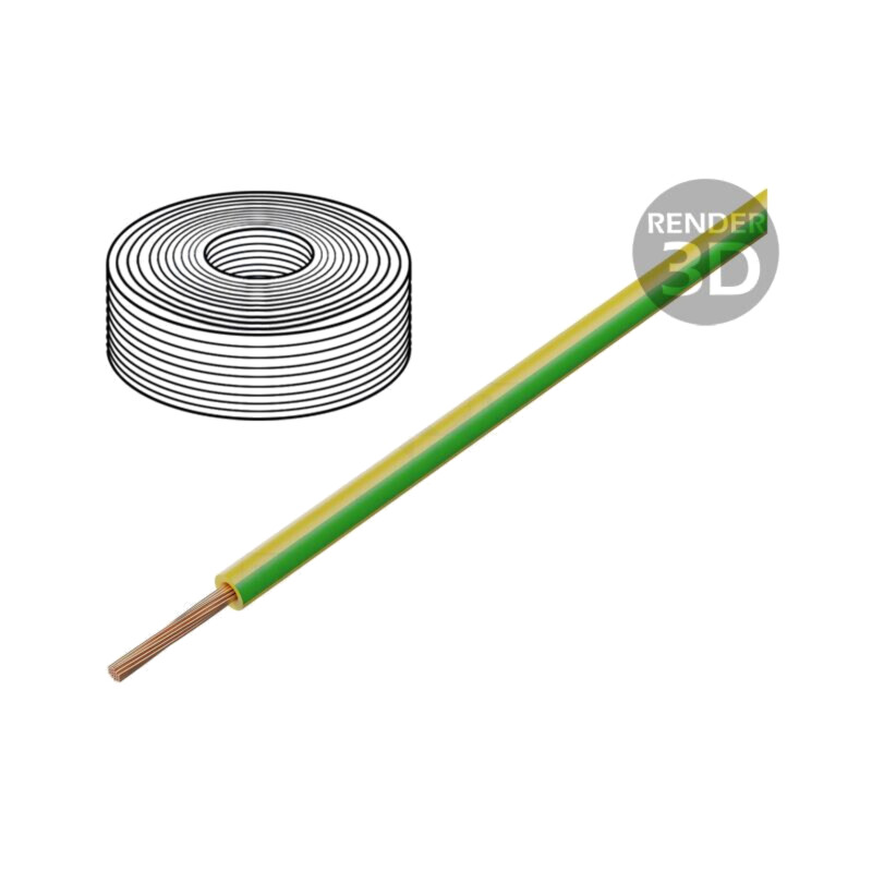 Cablu; H07Z-K; litat; Cu; 16mm2; LSZH; galben-verde; 450V,750V; 100m Cablu; H07Z-K; litat; Cu; 16mm2; LSZH; galben-verde; 450V,750V; 100m