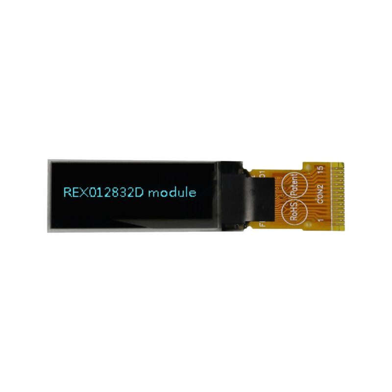 Afişaj: OLED; grafic; 0,91"; 128x32; Dim: 30x11,5x1,26mm; albastră