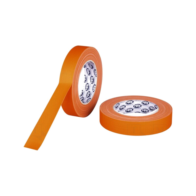 Tape: duct; W: 25mm; L: 25m; Thk: 0.3mm; fluorescent-orange; max.60°C