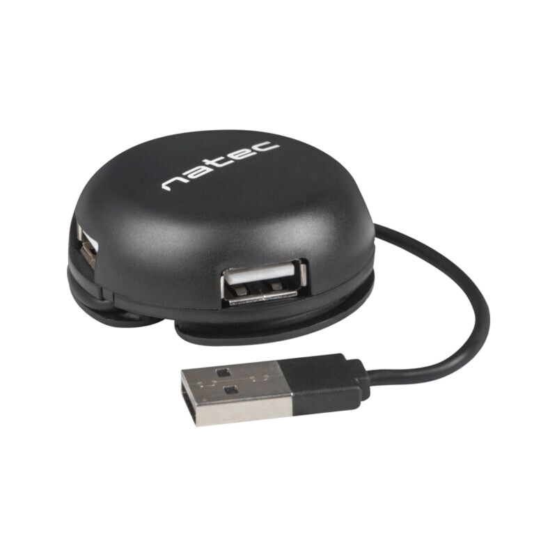 Hub USB; USB A soclu x4,USB A mufă; USB 2.0; PnP; neagră; 480Mbps Hub USB; USB A soclu x4,USB A mufă; USB 2.0; PnP; neagră; 480Mbps