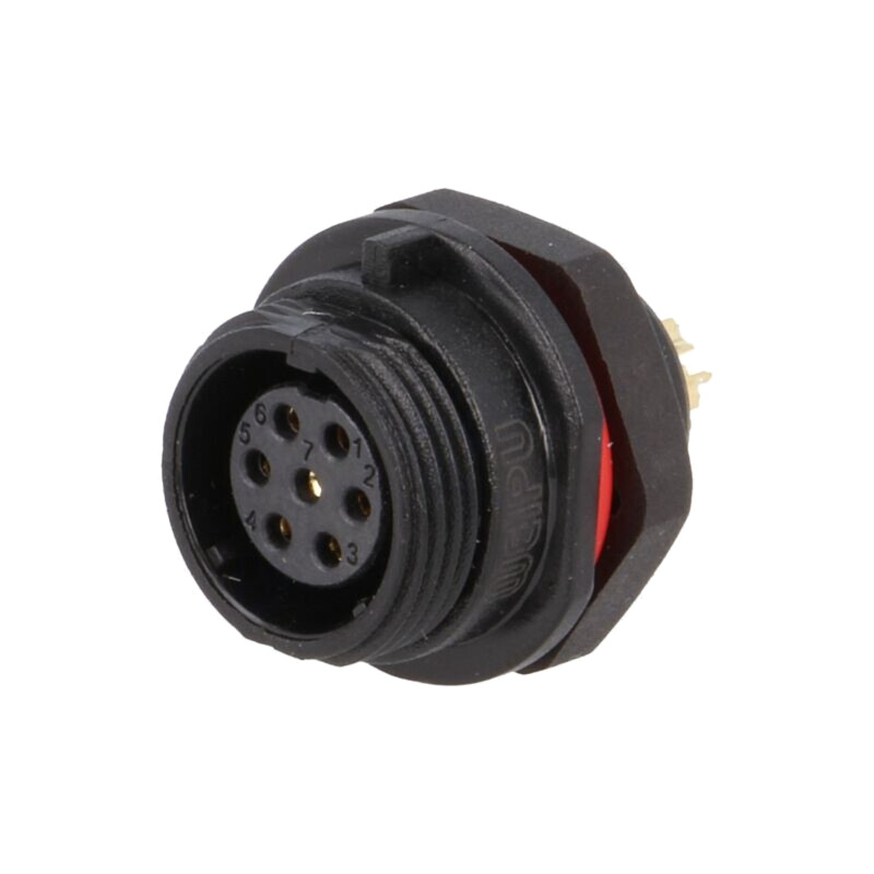 Conector: circular; soclu; mamă; PIN: 7; IP68; SP13; 5A; 125V; lipire