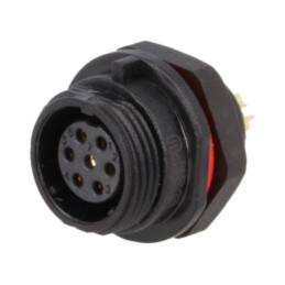 Conector: circular; soclu; mamă; PIN: 7; IP68; SP13; 5A; 125V; lipire