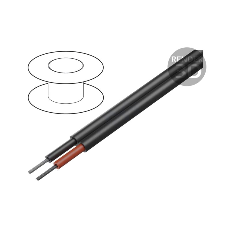Cablu; XLS-R T; litat; Cu; 6mm2; XLPE; negru; 600V,1kV; Clasa: 5 Cablu; XLS-R T; litat; Cu; 6mm2; XLPE; negru; 600V,1kV; Clasa: 5