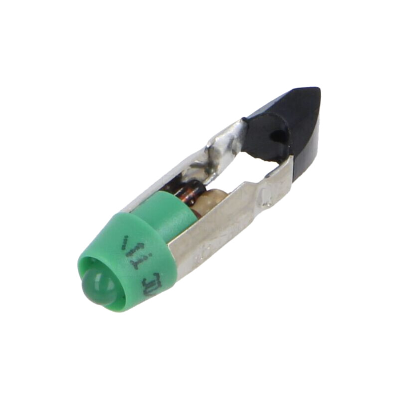 Lampă LED; verde; T5,5K; 12VDC; 12VAC; plastic; 3mm; -20÷60°C