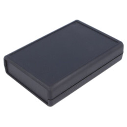 Carcasă: cu panou; 1593; X: 75mm; Y: 111mm; Z: 25mm; ABS; neagră