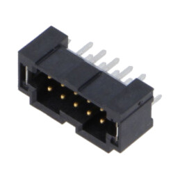 Conector: PCB-PCB; soclu; tată; PIN: 10; T2M; drept; 2,6A; THT; 2mm