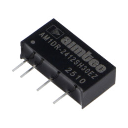 Convertor: DC/DC; 1W; Uintr: 22,8÷25,2VDC; Uieş: 12VDC; Iieş: 84mA