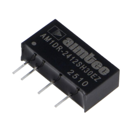Convertor: DC/DC; 1W; Uintr: 22,8÷25,2VDC; Uieş: 12VDC; Iieş: 84mA
